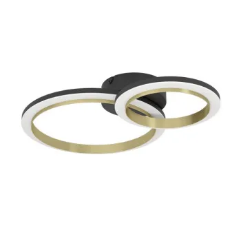 Eglo Calliera fekete-sárgaréz LED mennyezeti lámpa (EG-901223) LED 1 izzós IP20