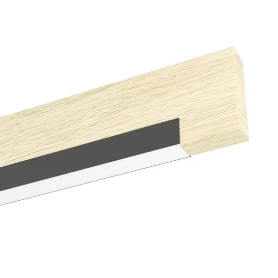 Eglo Camacho fekete-natúr LED mennyezeti lámpa (EG-901736) LED 2 izzós IP20