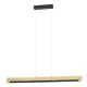 Eglo Camacho fekete-natúr LED függesztett lámpa (EG-901737) LED 1 izzós IP20