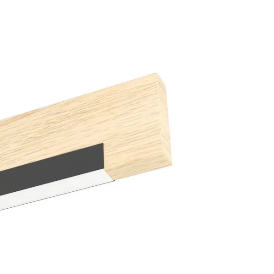 Eglo Camacho fekete-natúr LED fali lámpa (EG-901738) LED 1 izzós IP20