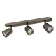 Eglo Camaldoli bronz mennyezeti spotlámpa (EG-901951) GU10 3 izzós IP20