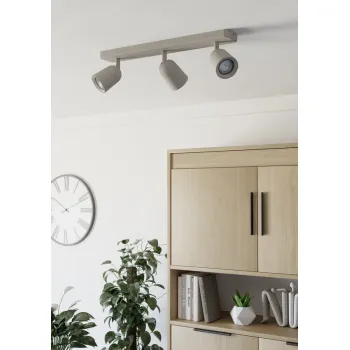 Eglo Camaldoli homokszínű mennyezeti spotlámpa (EG-902345) GU10 3 izzós IP20