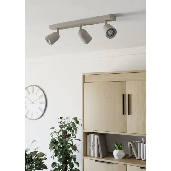 Eglo Camaldoli homokszínű mennyezeti spotlámpa (EG-902345) GU10 3 izzós IP20