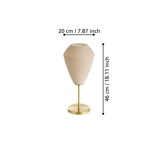 Eglo Caprarola sárgaréz asztali lámpa (EG-900814) E27 1 izzós IP20