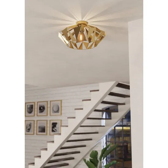 Eglo Carlton arany mennyezeti lámpa (EG-43908) E27 1 izzós IP20