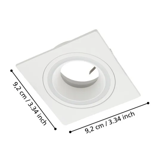 Eglo Carosso fehér beépíthető dekorációs keret (EG-900454) GU10 1 izzós IP20