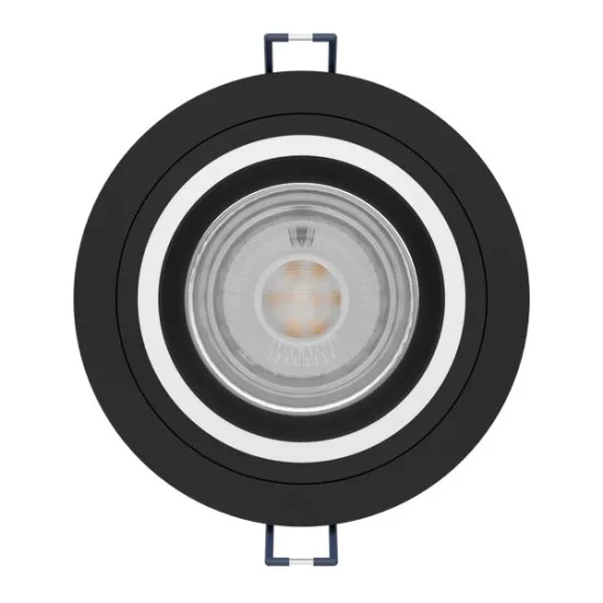 Eglo Carosso-Z fekete LED mennyezetbe építhető lámpa (EG-900764) LED 1 izzós IP20