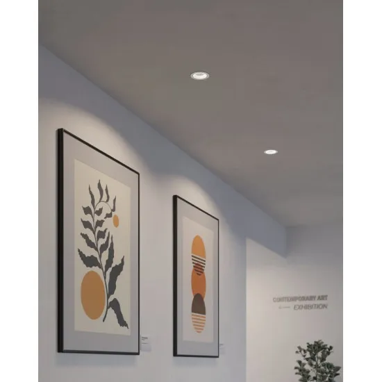 Eglo Carosso-Z fehér LED mennyezetbe építhető lámpa (EG-900766) LED 1 izzós IP20