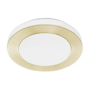 Eglo Carpi fehér-sárgaréz fürdőszobai LED fali/mennyezeti lámpa (EG-900369) LED 3 izzós IP44