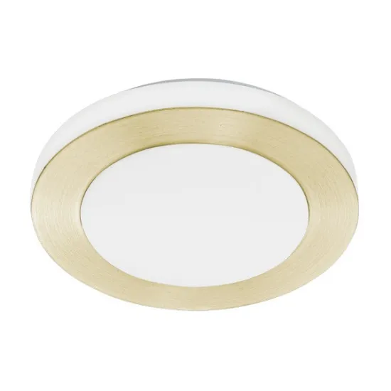 EGLO LED CARPI csiszolt réz - fehér LED mennyezeti lámpa (EG-900369) LED 3 izzós IP44