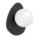 Eglo Castrovido fekete fürdőszobai fali lámpa (EG-902091) G9 1 izzós IP44