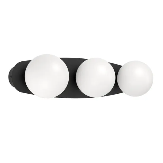 Eglo Castrovido fekete fürdőszobai fali/mennyezeti lámpa (EG-902092) G9 3 izzós IP44