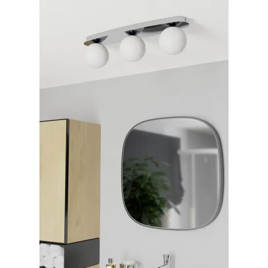 Eglo Castrovido króm fürdőszobai fali/mennyezeti lámpa (EG-902096) G9 3 izzós IP44