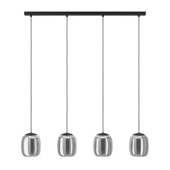 Eglo Ciampino fekete függesztett lámpa (EG-901193) E27 4 izzós IP20