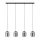 Eglo Ciampino fekete függesztett lámpa (EG-901193) E27 4 izzós IP20