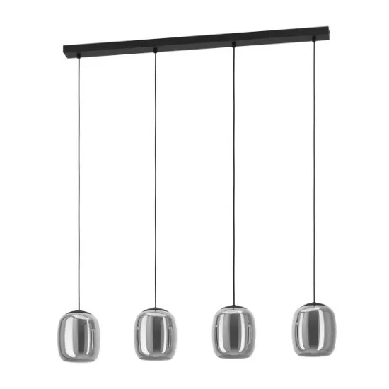 Eglo Ciampino fekete függesztett lámpa (EG-901193) E27 4 izzós IP20