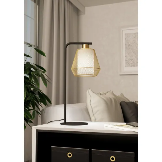 Eglo Ciudadela fekete asztali lámpa (EG-900898) E27 1 izzós IP20