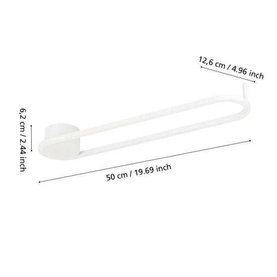 Eglo Collecorvino fehér LED mennyezeti lámpa (EG-902152) LED 1 izzós IP20