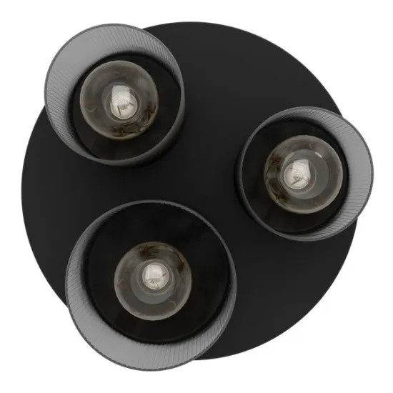 Eglo Colomera fekete mennyezeti lámpa (EG-901161) E27 3 izzós IP20