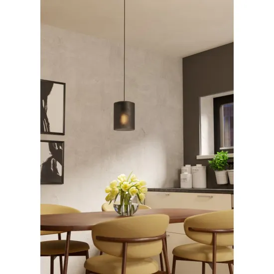 Eglo Colomera fekete függesztett lámpa (EG-901162) E27 1 izzós IP20