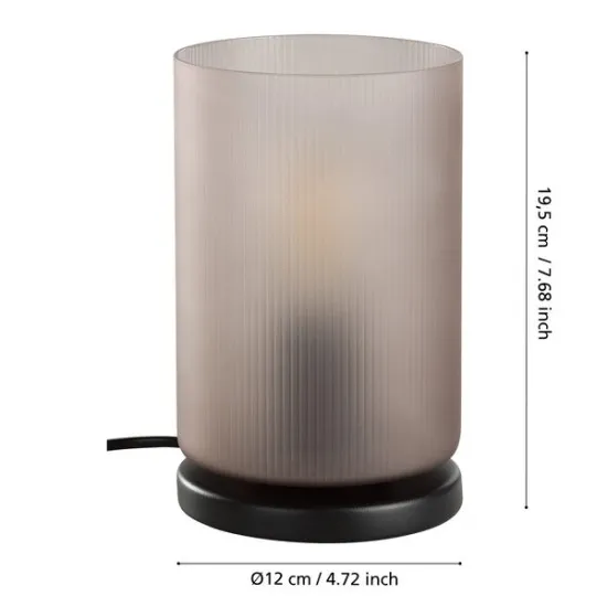 Eglo Colomera fekete asztali lámpa (EG-901164) E27 1 izzós IP20