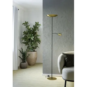 Eglo Conivarino sárgaréz-fekete LED állólámpa (EG-901979) LED 2 izzós IP20