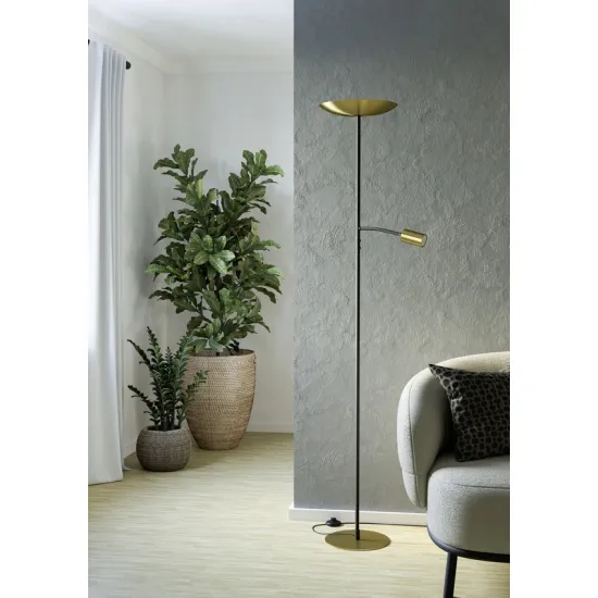 Eglo Conivarino sárgaréz-fekete LED állólámpa (EG-901979) LED 2 izzós IP20