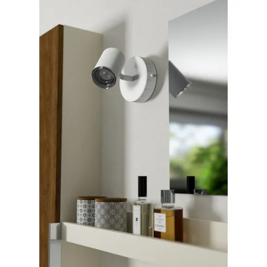 Eglo Consuma 1 fehér fürdőszobai fali spotlámpa (EG-901961) GU10 1 izzós IP44