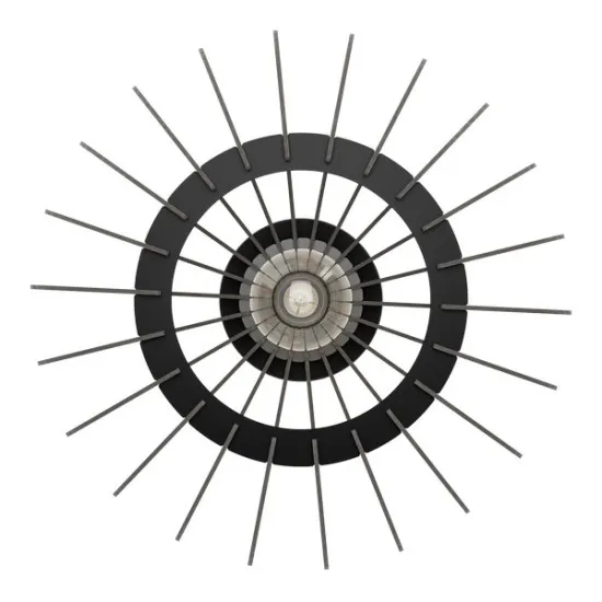 Eglo Cossano 3 fekete mennyezeti lámpa (EG-900999) E27 1 izzós IP20