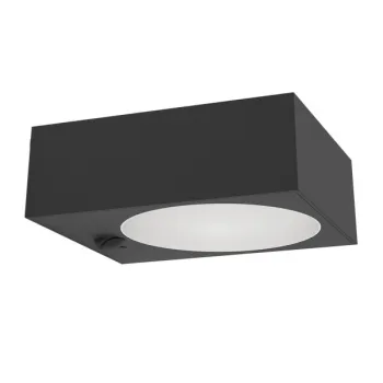 Eglo Darfano fekete LED napelemes kültéri fali lámpa (EG-901914) SOLAR-LED 1 izzós IP54