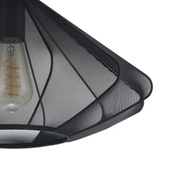 Eglo Dolwen fekete függesztett lámpa (EG-43995) E27 1 izzós IP20