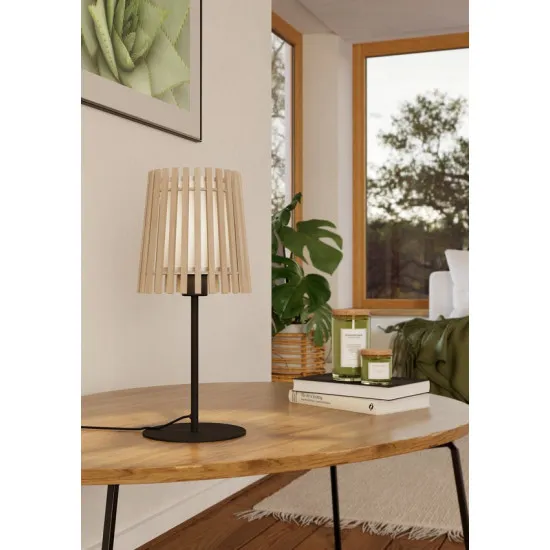 Eglo Fattoria fekete asztali lámpa (EG-900904) E27 1 izzós IP20