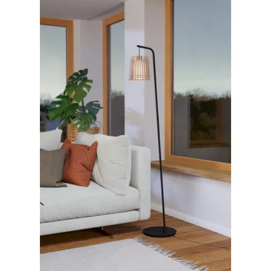 Eglo Fattoria fekete állólámpa (EG-900905) E27 1 izzós IP20