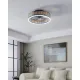 Eglo Frana matt fekete LED mennyezeti ventilátoros lámpa (EG-35148) LED 1 izzós IP20