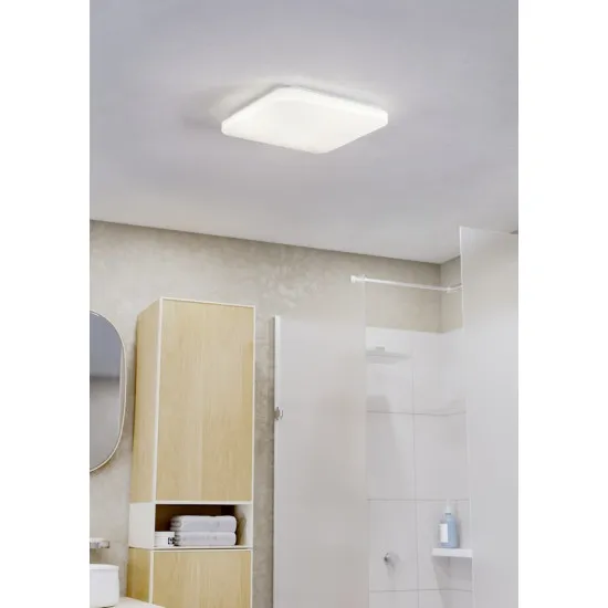 Eglo Frania-IP fehér fürdőszobai LED mennyezeti lámpa (EG-902076) LED 1 izzós IP44