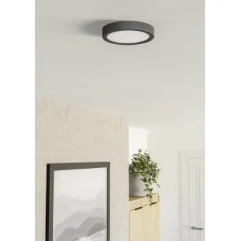 Eglo Fueva 6 fekete LED mennyezeti lámpa (EG-901297) LED 1 izzós IP20