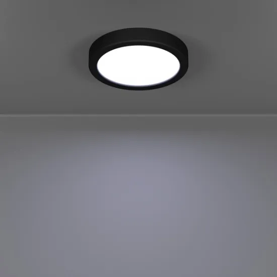 Eglo Fueva 6 fekete LED mennyezeti lámpa (EG-901297) LED 1 izzós IP20