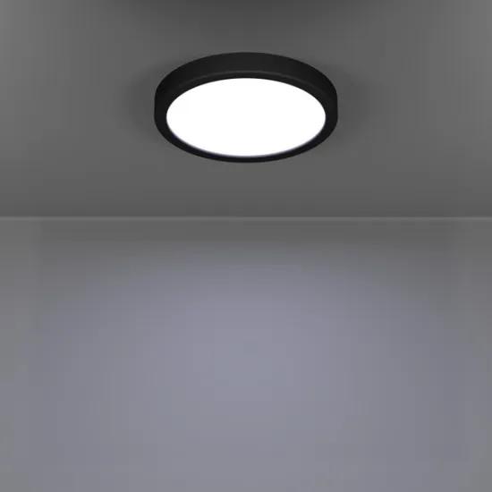 Eglo Fueva 6 fekete LED mennyezeti lámpa (EG-901298) LED 1 izzós IP20