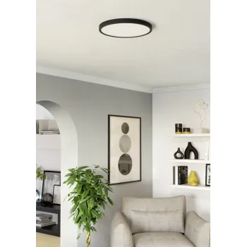 Eglo Fueva 6 fekete LED mennyezeti lámpa (EG-901301) LED 1 izzós IP20