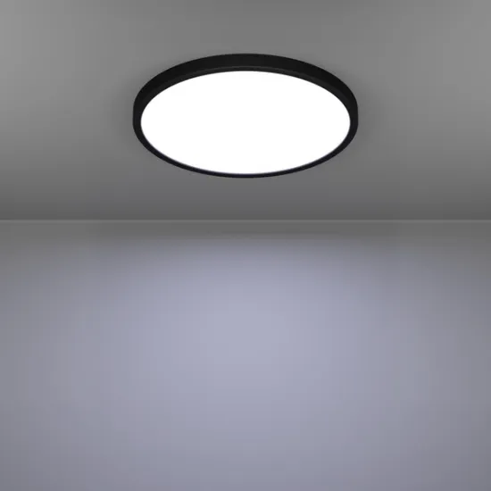 Eglo Fueva 6 fekete LED mennyezeti lámpa (EG-901301) LED 1 izzós IP20