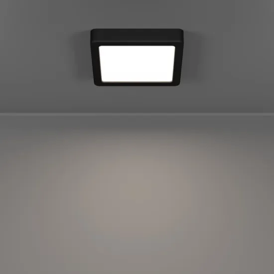 Eglo Fueva 6 fekete LED mennyezeti lámpa (EG-901302) LED 1 izzós IP20