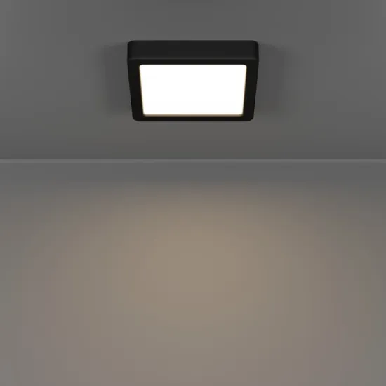 Eglo Fueva 6 fekete LED mennyezeti lámpa (EG-901302) LED 1 izzós IP20