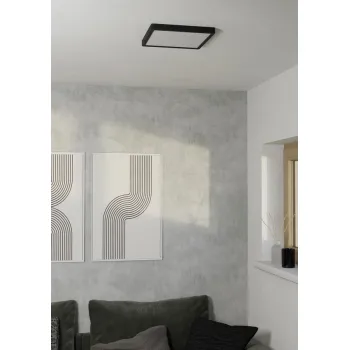 Eglo Fueva 6 fekete LED mennyezeti lámpa (EG-901304) LED 1 izzós IP20