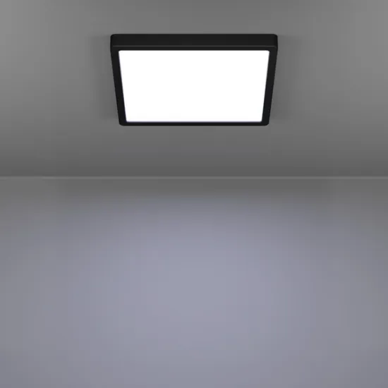 Eglo Fueva 6 fekete LED mennyezeti lámpa (EG-901304) LED 1 izzós IP20