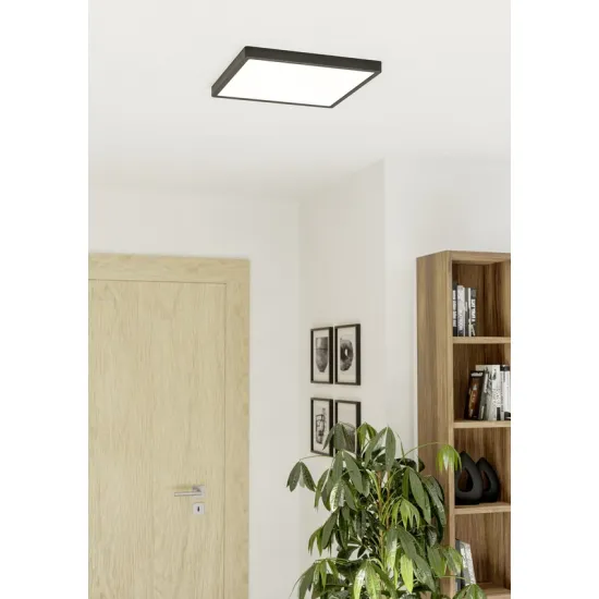 Eglo Fueva 6 fekete LED mennyezeti lámpa (EG-901305) LED 1 izzós IP20