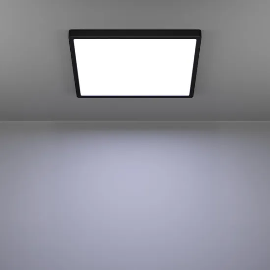 Eglo Fueva 6 fekete LED mennyezeti lámpa (EG-901305) LED 1 izzós IP20