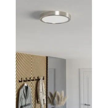 Eglo Fueva 6 matt nikkel LED mennyezeti lámpa (EG-901316) LED 1 izzós IP20