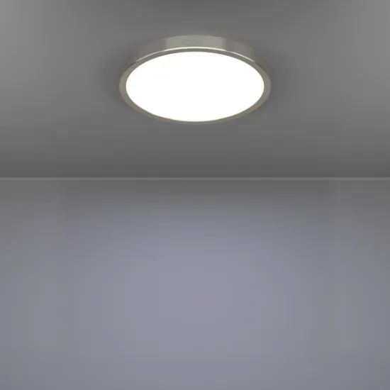 Eglo Fueva 6 matt nikkel LED mennyezeti lámpa (EG-901317) LED 1 izzós IP20