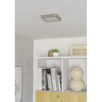 Eglo Fueva 6 matt nikkel LED mennyezeti lámpa (EG-901319) LED 1 izzós IP20