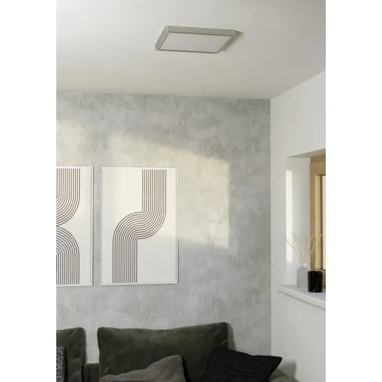 Eglo Fueva 6 matt nikkel LED mennyezeti lámpa (EG-901322) LED 1 izzós IP20